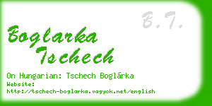 boglarka tschech business card